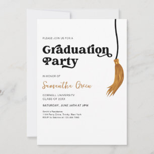 Invitation Tassel Graduation Party