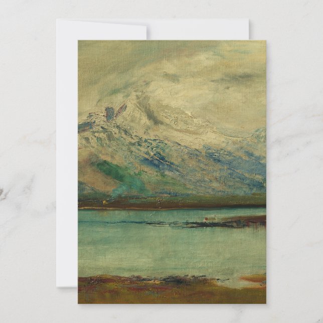 Invitation Tatra Mountain Landscape by Ladislav Mednyanszky (Devant)