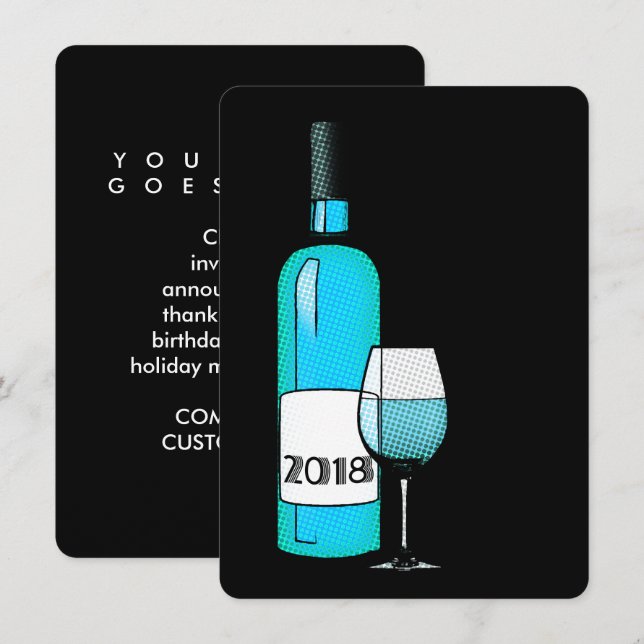 Invitation Tcheers! 2018 (Devant / Derrière)