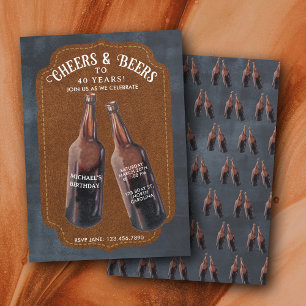 Invitation Tchin-Tchin et Bières 40e Anniversaire de la Bière