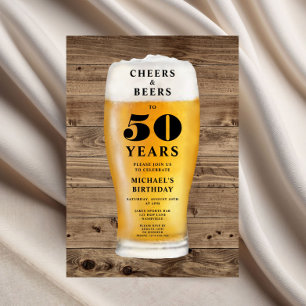 Invitation Tchin-Tchin Et Bières 50e Anniversaire