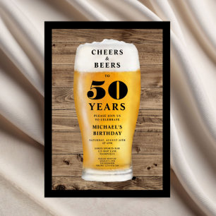 Invitation Tchin-Tchin Et Bières 50e Anniversaire