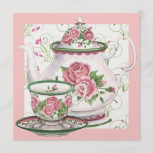 Invitation Tea Elegant / Café Party - SRF
