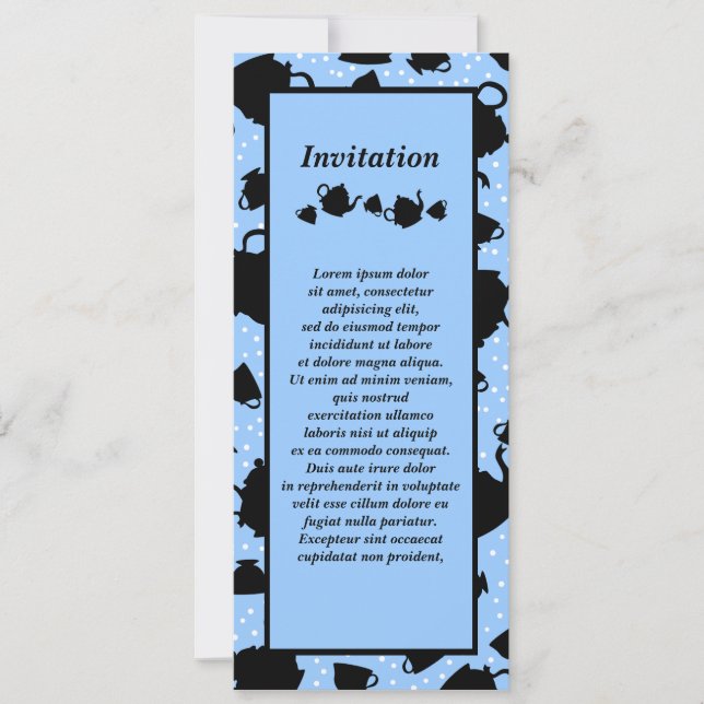 Invitation Tea Party (Devant)