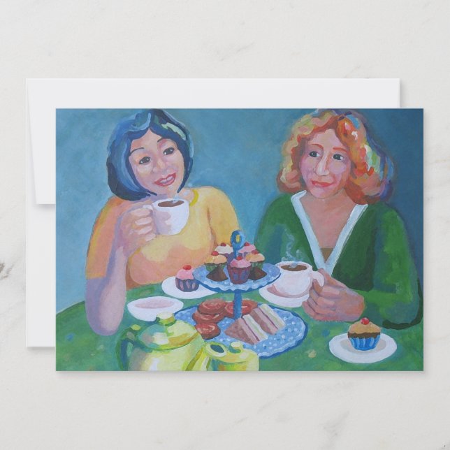 Invitation Tea party (Devant)