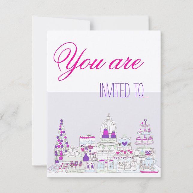 Invitation Tea Party (Devant)