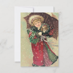 Invitation Tea Party à la maison de grand-mère pour Noël