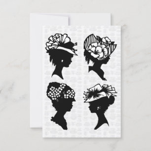 Invitation Tea Party vintage V2