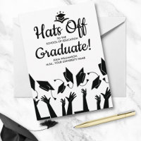 Teacher Graduation Hats Off Grad Photo Party