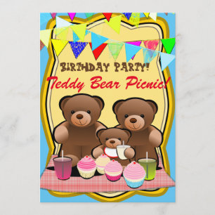 Invitation Teddy Bear