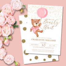 Teddy Bear On Peut Attendre Un Baby shower De Fill