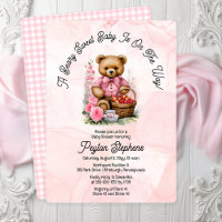Teddy Bear Picnic Beary Baby shower sucré
