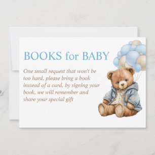 Invitation Teddy ours baby shower bearly demande de carnet d'