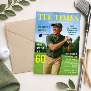 Invitation Tee Times 60e Anniversaire Par-Tee
