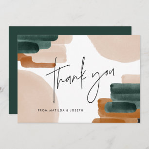 Invitation téléchargeable baby shower en terre cuite merci