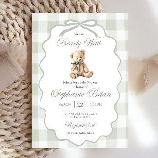 Invitation Téléchargement de l'invitation pour Baby Shower Ou