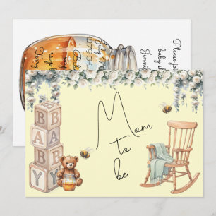 Invitation Téléchargement numérique Baby Shower pour future m