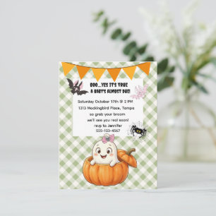 Invitation Téléchargement numérique de Baby Shower Halloween 