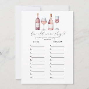 Invitation Téléchargement numérique de Vino Before Vows