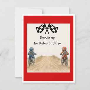 Invitation Téléchargement numérique pour fête d'anniversaire