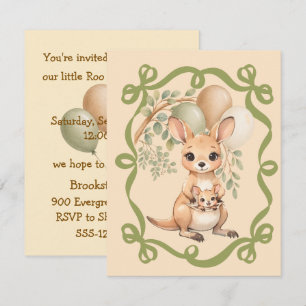 Invitation Téléchargement numérique pour l'anniversaire de bé