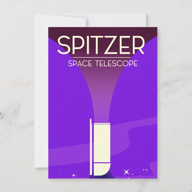 Invitation Télescope Spitzer (Dos)