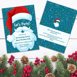 Invitation Téméraire Père Noël fête de Noël Customisée