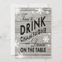 Temps de boire du champagne pour la demoiselle d'h