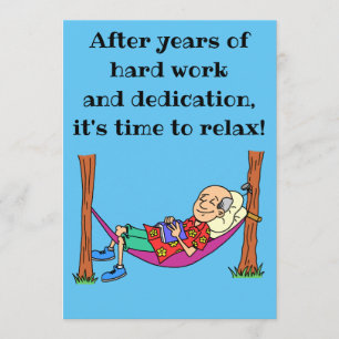 Invitation Temps De Relaxer L'Invitation De La Partie De Retr