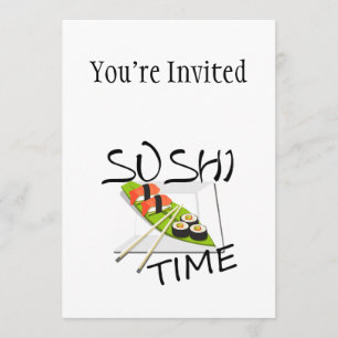 Invitation Temps de sushi