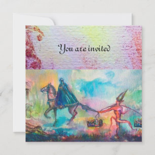 Invitation TEMPTATION Chevalier foncé et le trésor du diable,