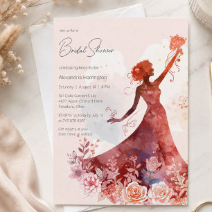 Invitation Tendance Florale Élégante pour un Mariage Cérémoni