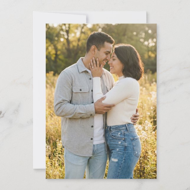 Invitation Tender Beige Casual Photo (Devant)