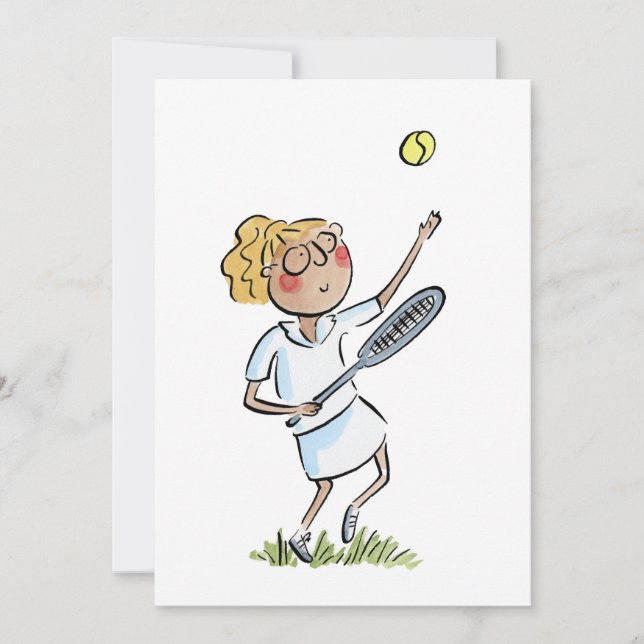 Invitation Tennis (Devant)