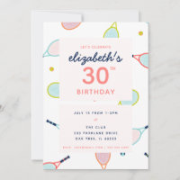 Tennis Anniversaire Coral Bleu Vert Coutume