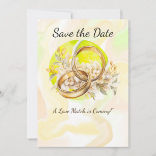 Invitation Tennis Enregistrer la date Tennis Player mariage