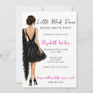 Invitation Tenue de soirée à talons hauts pour enterrement de
