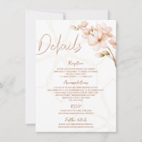 Terracotta islamique Floral Nikah Walima Détails