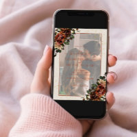 Terracotta Verdure Vellum Overlay Mariage photo