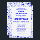 Invitation Terrazzo Bat mitzvah de barre personnalisée tiré à<br><div class="desc">Carte parfaite pour annoncer un bat mitzvah, bar mitzvah ou une autre célébration juive ! Main faite dans le motif de crayon en terrazzo pour vous à l'avant et à l'arrière! ENTIÈREMENT PERSONNALISABLE ! Cliquez sur "Personnaliser" ci-dessus pour modifier le texte. Cliquez sur "modifier à l'aide de l'outil de conception"...</div>