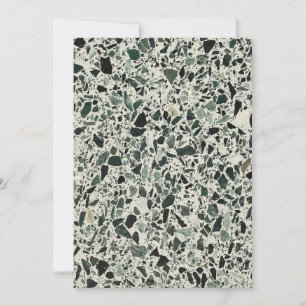 Invitation Terrazzo Vert Moderne