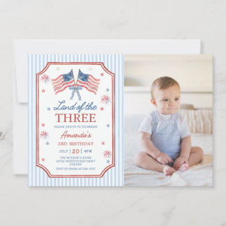 Invitation Terre des Trois 4 juillet Patriotique 3e anniversa
