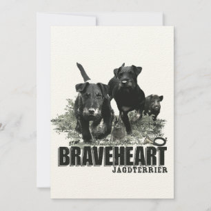 Invitation Terrier de chasse allemand, Le Jagdterrier, Art