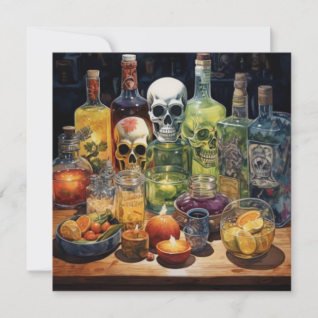 Invitation 👻 🍹 Terrors & Tequila Party 🍹 👻 : Halloween (Devant)