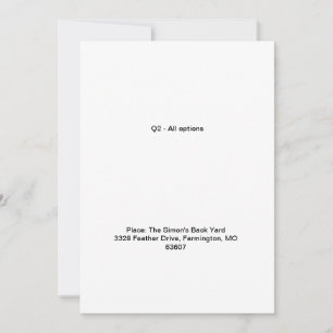 Invitation Tester toutes les options du 2e trimestre
