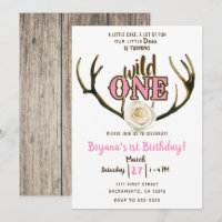 Tête de cerf sauvage Rose rose pour fête d'anniver