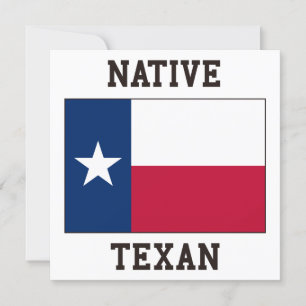 Invitation Texan natif