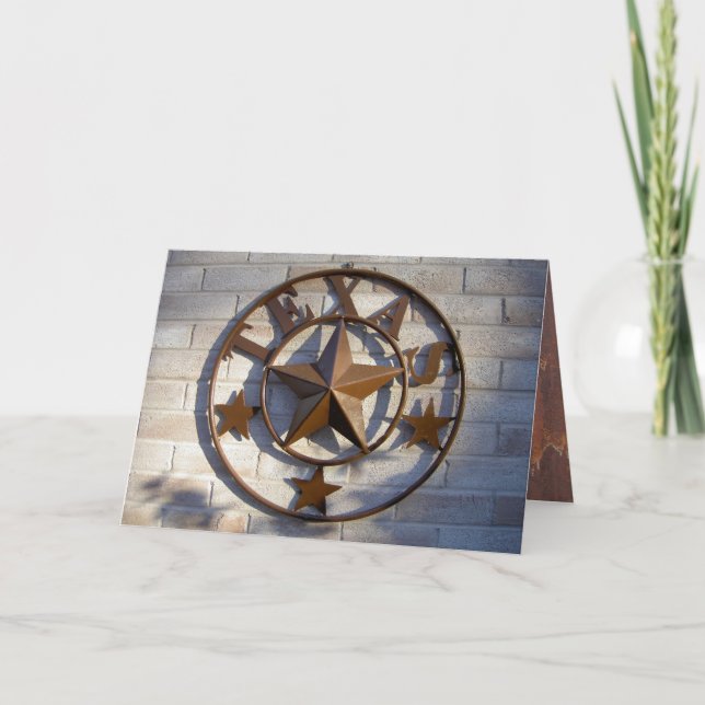 Invitation Texas Lone Star (Devant)