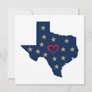Invitation Texas Love and Shining Stars in the Lone Star Stat
