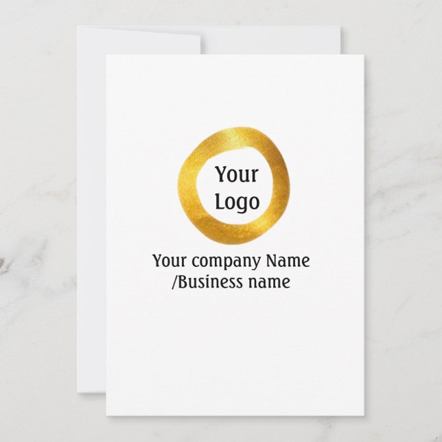 Invitation Texte de nom abstrait aquarelle colorée (Devant)